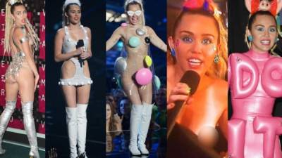 Los diferentes trajes que usó la cantante en sus presentaciones.