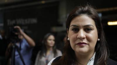 María Dolores Ag﻿üero, canciller de Honduras.