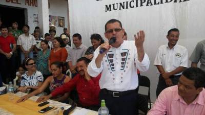 Amable de Jesús Hernández, alcalde de San José de Colinas en Santa Bárbara.