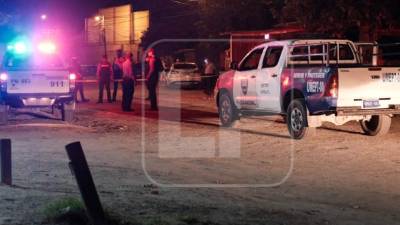 Los cuerpos quedaron uno cerca del otro tras recibir la ráfaga de disparos.