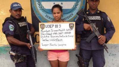 Jesenia Maybeth Wilson fue presentada por la Policía.