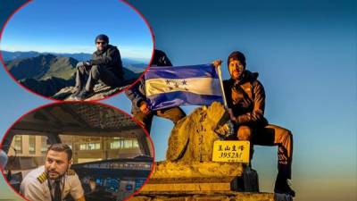 German Mejía y un grupo de ciudadanos locales desafiaron las alturas y el clima para subir la montaña más alta de la isla.