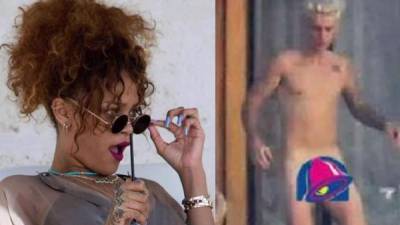 Ni Rihanna se quedó sin comentar el desnudo frontal de Justin Bieber.