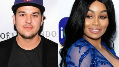 Rob Kardashian y Blac Chyna se separaron a en 2017.// Fotos archivos.