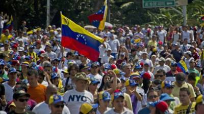 Miles de venezolanos se han manifestado en contra de la gestión del mandatario Nicolás Maduro. Venezuela encabeza la lista de países más corruptos. Foto referencial.