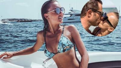 La famosa pareja de actores de telenovela han disfrutado del verano europeo en Ibiza, España.