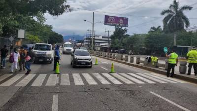 Viveros es uno de los puntos donde ocurren más accidente viales en San Pedro Sula.