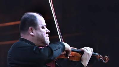 “Me siento esperanzado porque el futuro de las artes en San Pedro Sula tiene buena forma”, dijo el violinista.