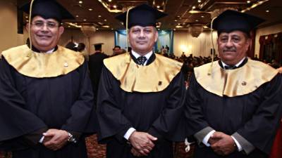 Ramón Israel Ponce, Gustavo Mendoza y Guillermo Rivera.