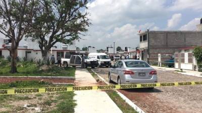 La Policía en el lugar de los hechos. Foto: redes