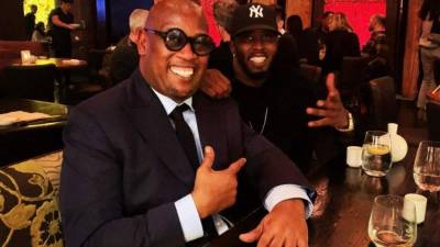 Andre Harrell y Puff Daddy. Foto: Instagram
