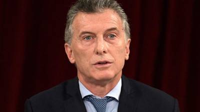 El presidente de Argentina Mauricio Macri. AFP/Archivo