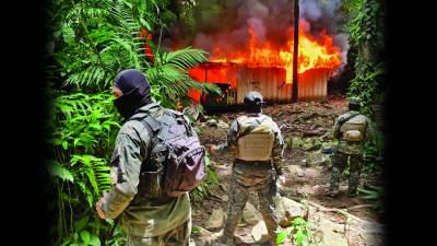 Los grupos delictivos tienen como sus feudos las zonas donde hacen sus siembras de coca porque a sus pobladores los obligan a que se sometan a su reglas.
