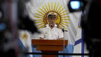 El portavoz de la Armada argentina, Enrique Balbi. EFE/Archivo