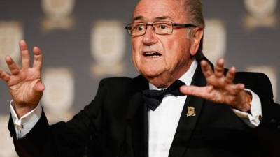 El presidente de la Fifa, Joseph Blatter.