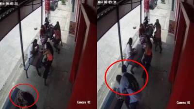 El sujeto sacó una navaja y amenazó a la mujer con matarla si no le entregaba sus cosas.