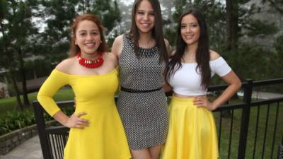 Ana Panting, Camila Ortez y Alexandra Flores.