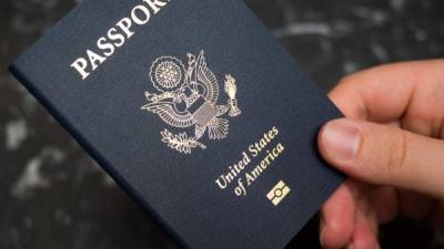 Imagen referencial de pasaporte estadounidense.