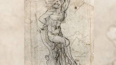 Este dibujo de Leonardo da Vinci está valorado en 15 millones de dólares.