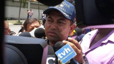 El comisionado de Policía, Julián Hernández.