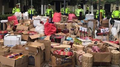 PRODUCTO. La ley municipal dice que deben ser destruidos.