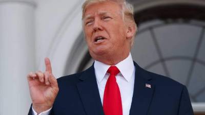 Donald Trump, presidente de los Estados Unidos.