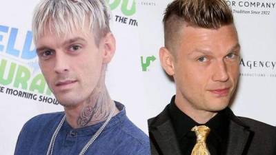 Aaron, hermano menor de Nick Carter (d), será padre por primera vez junto a la mujer que presuntamente lo golpeó a finales de marzo.