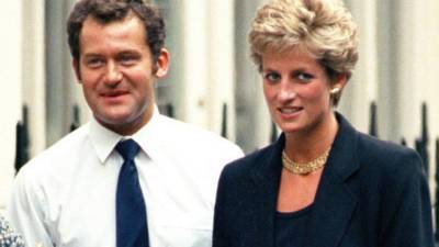Paul Burrell y la princesa Diana de Gales.