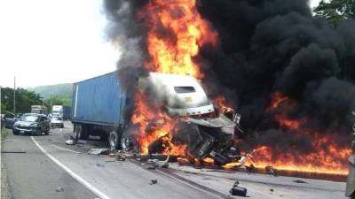 El accidente se registró en la carretera CA-5 de la zona central de Honduras.
