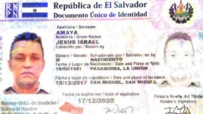 Jesús Israel Amaya fue llevado a Migración para su pronta entrega a la Policía salvadoreña.