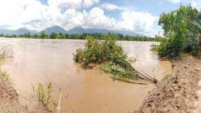 El caudal del río Ulúa incrementó debido a las lluvias, pero no representa mayores riesgos.