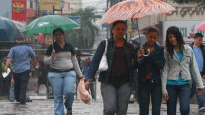 Chubascos. Las lluvias se presentarán en mayor intensidad en las zonas sur, suroriente y occidente, en las demás regiones serán lluvias leves. Foto: La Prensa