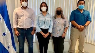 José Miguel Sánchez, Ana Roberta Mejía, Graciela Ortega y Gerson Ruiz.