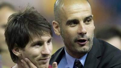 Guardiola y el argentino vivieron momentos de éxitos en el FC Barcelona.