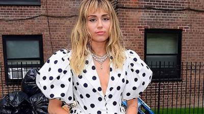 La cantante Miley Cyrus.