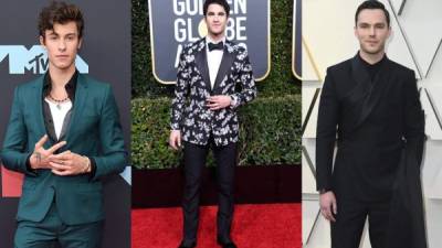 Shawn Mendes, Darren Criss y Nicolas Hoult