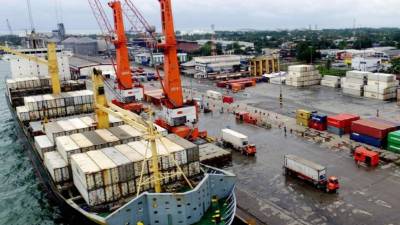 La terminal de Puerto Cortés.