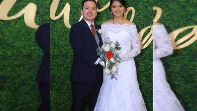 Luego de un tiempo de novios, Eduardo Maradiaga y Mildred Sanabria unieron sus vidas.