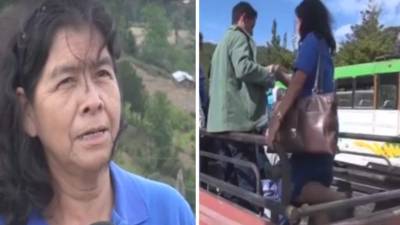 Para trasladarse a Honduras, la maestra Erlinda Flores hace un gran sacrificio, ya que muchas veces le toca pedir jalón.