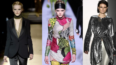 El “power dressing”, moda para la mujer que trabaja, se convirtió en la estrella de la jornada.