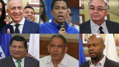 La posible Junta Directiva: Mauricio Oliva, Reinaldo Sánchez, Denis Castro, Felícito Ávila, Mario Villafranca y Osman Chávez.