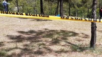 Fotografía de la escena del crimen en la colonia El Trapiche.