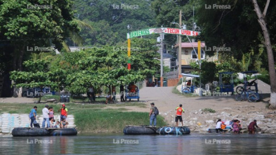 Desde la instalación de los retenes en el río Suchiate, la afluencia de migrantes ha ido a la baja. Fotos: Andro Rodríguez