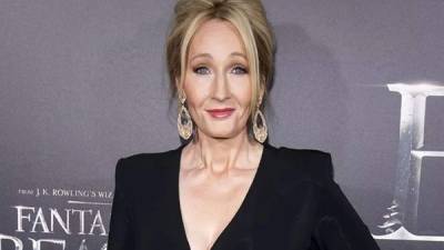 La escritora británica J.K. Rowling.