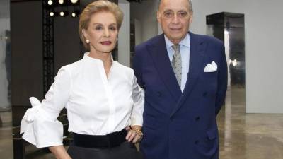 El fallecido era hijo de Luis Felipe Herrera Guevara, cuñado de la diseñadora./ En foto Carolina Herrera y su esposo Reinaldo Herrera.