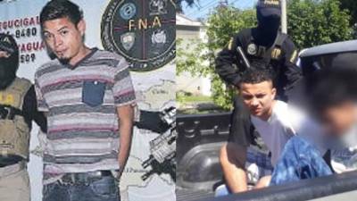 Imágenes en vida de Fredy Isaac Silva Gonzales y Ricky Geovanny Sabillón Pérez.