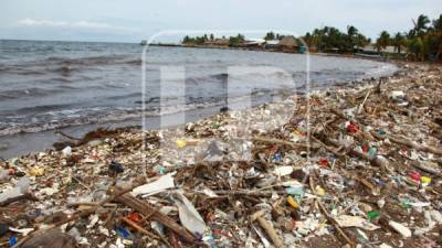 La contaminación en las playas de Omoa ha dejado en evidencia el descuido ambiental.
