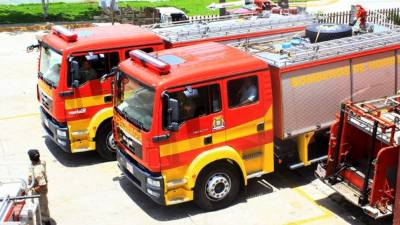 Foto referencial del Cuerpo de Bomberos de Honduras.