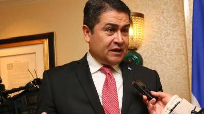 El presidente Hernández fue entrevistado en Washington.