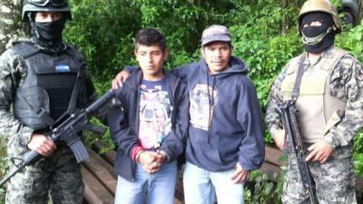 La Policía Militar logró la captura de seis miembros de la banda Los Ardillos en El Zancudo, Yarula, La Paz.